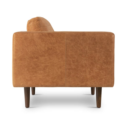 Poly & Bark Napa 72 Apartment Sofa - Full Grain Genuine Italian Leather