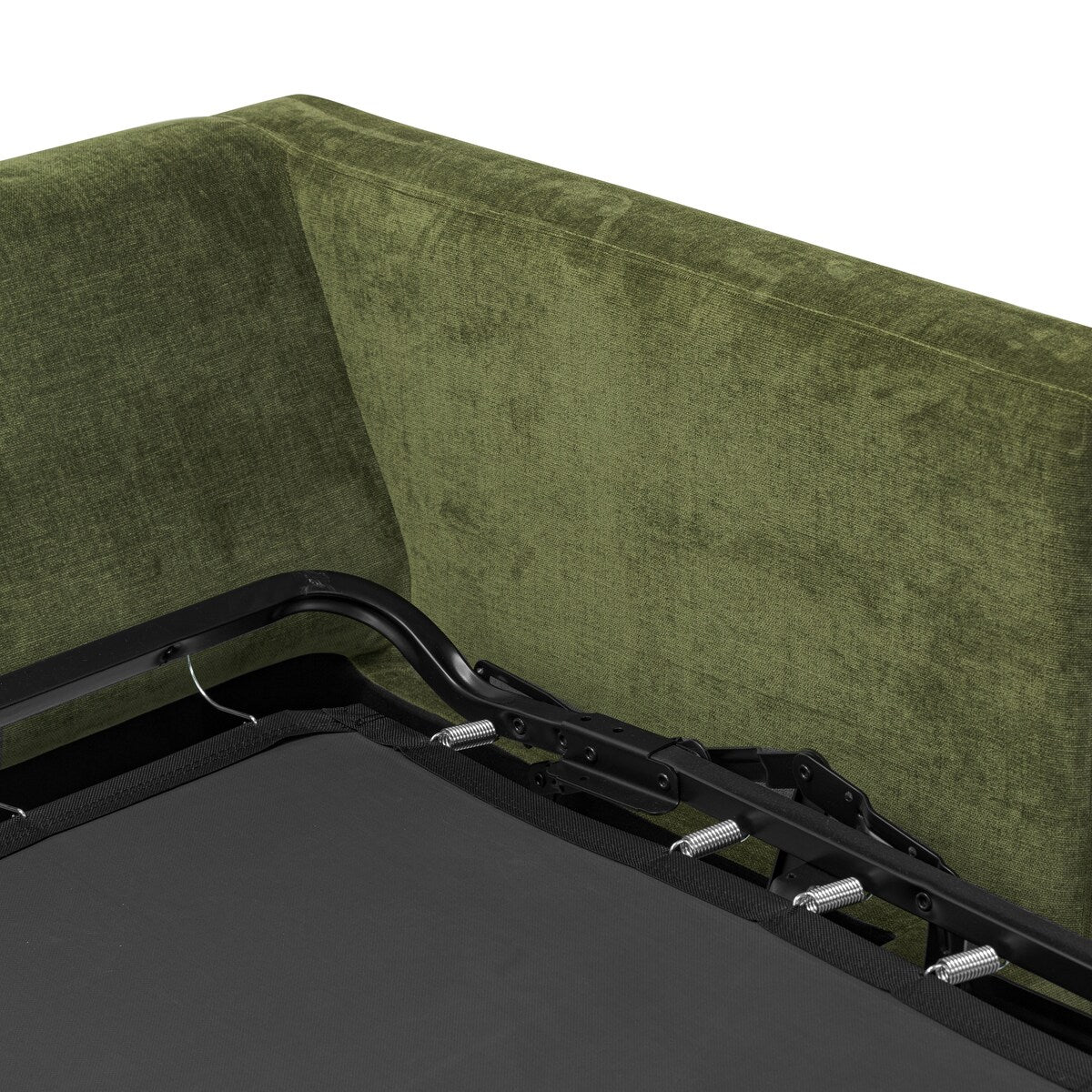 Poly and Bark Napa 82 Pull-Out Sofa Bed in Distressed Green