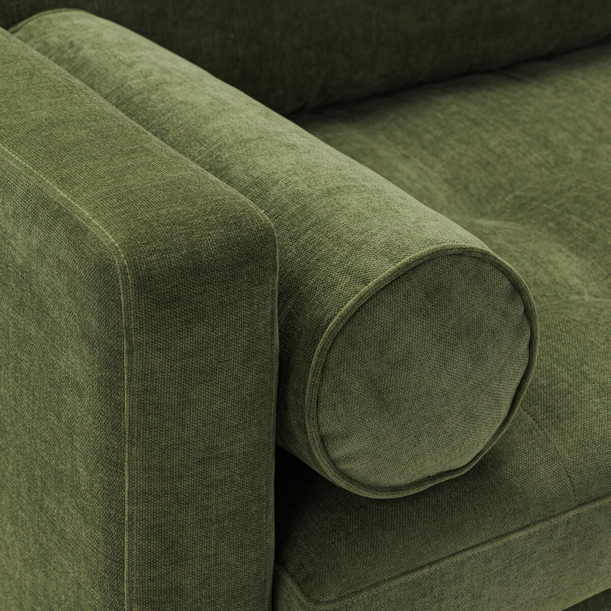 Poly and Bark Napa 82 Pull-Out Sofa Bed in Distressed Green