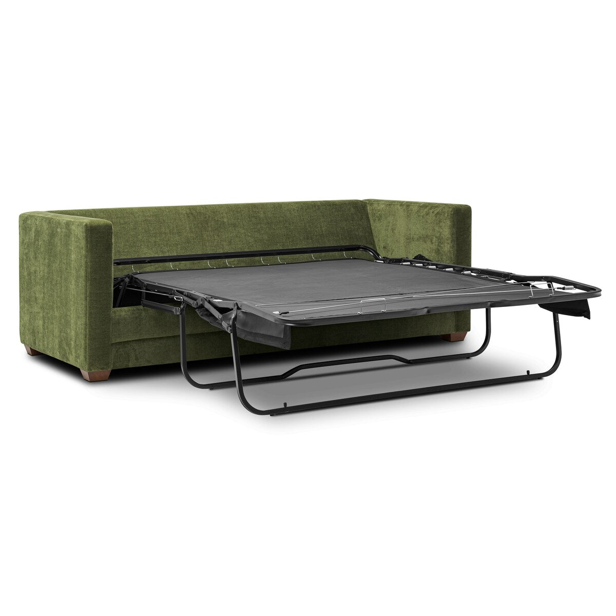 Poly and Bark Napa 82 Pull-Out Sofa Bed in Distressed Green
