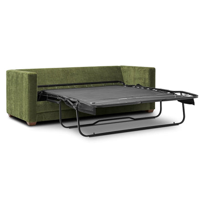 Poly and Bark Napa 82 Pull-Out Sofa Bed in Distressed Green