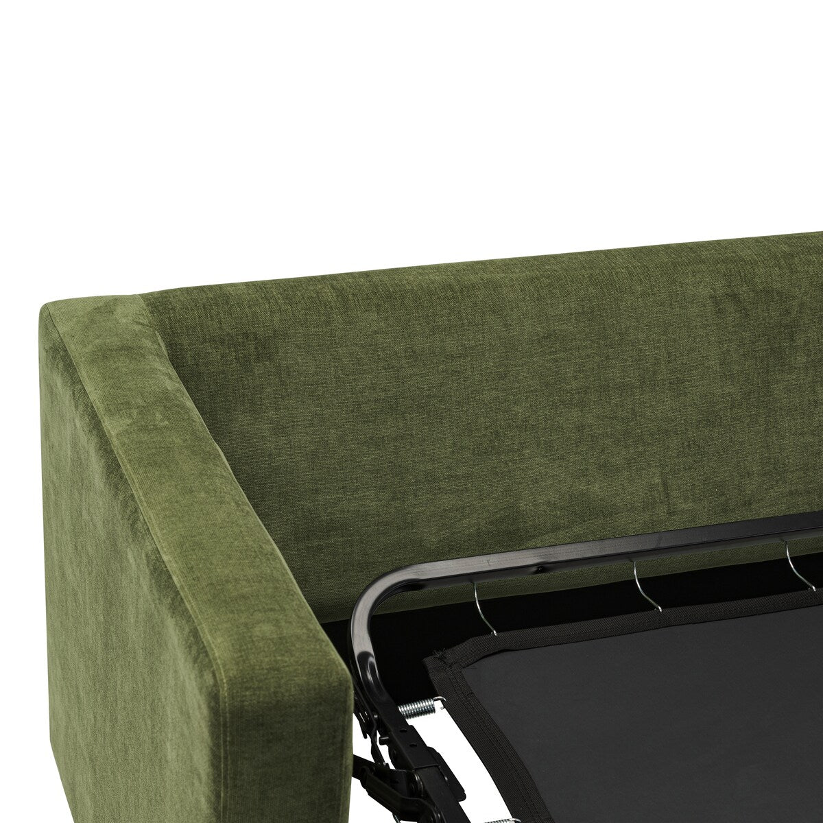 Poly and Bark Napa 82 Pull-Out Sofa Bed in Distressed Green