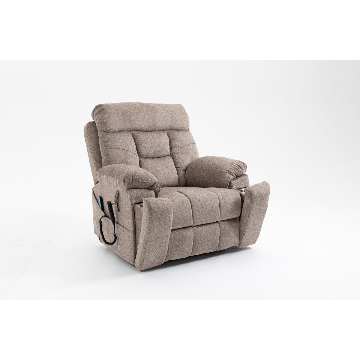 Power Lift Recliner Chair Massage and Heat,Dual Motor Lift Recliner,Electric Recliner with Cup Holders Pocket,400lbs