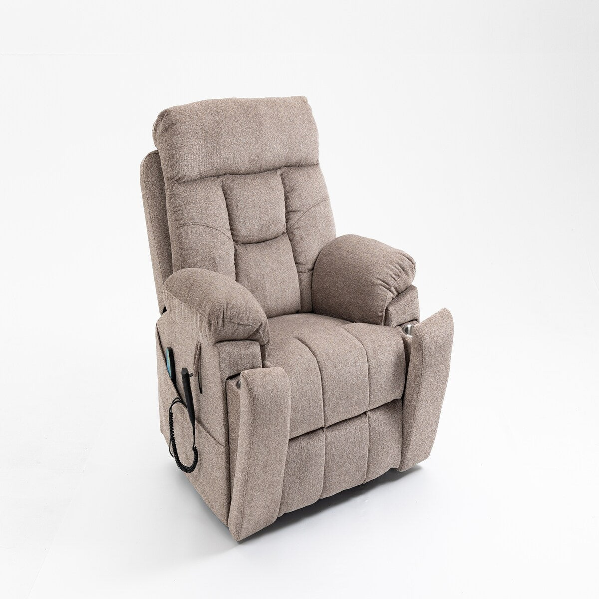 Power Lift Recliner Chair Massage and Heat,Dual Motor Lift Recliner,Electric Recliner with Cup Holders Pocket,400lbs