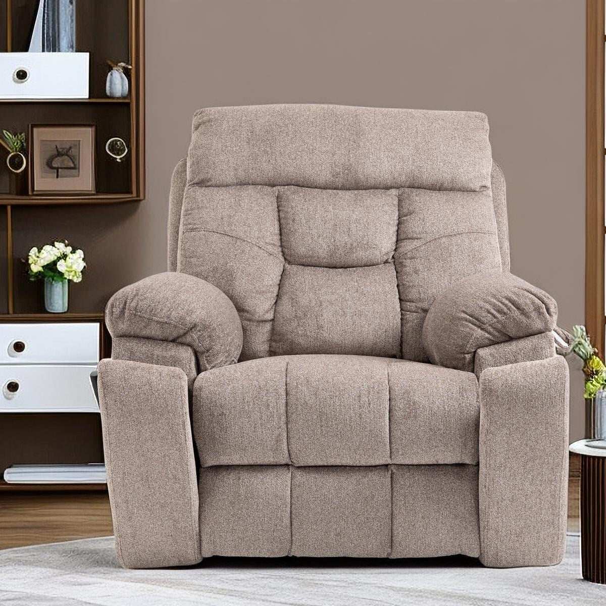 Power Lift Recliner Chair Massage and Heat,Dual Motor Lift Recliner,Electric Recliner with Cup Holders Pocket,400lbs