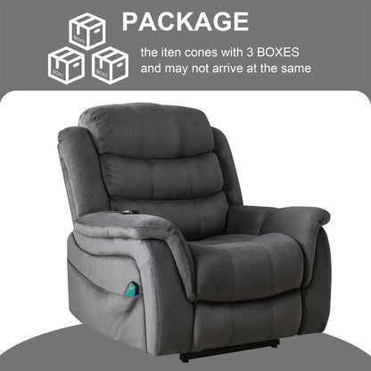 Lay flat recliner Power Lift Recliner Chair for Elderly with Massage and Heat