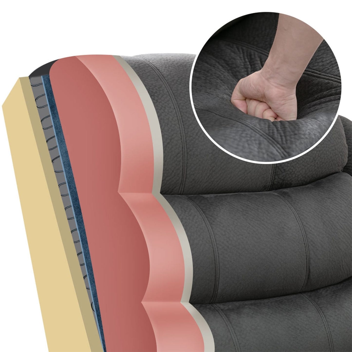 Lay flat recliner Power Lift Recliner Chair for Elderly with Massage and Heat
