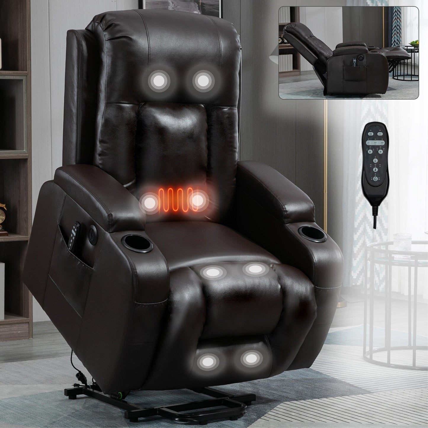 Power Lift Recliner Chair for Elderly