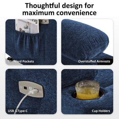 Power Lift Recliner Chair for Elderly, Fabric