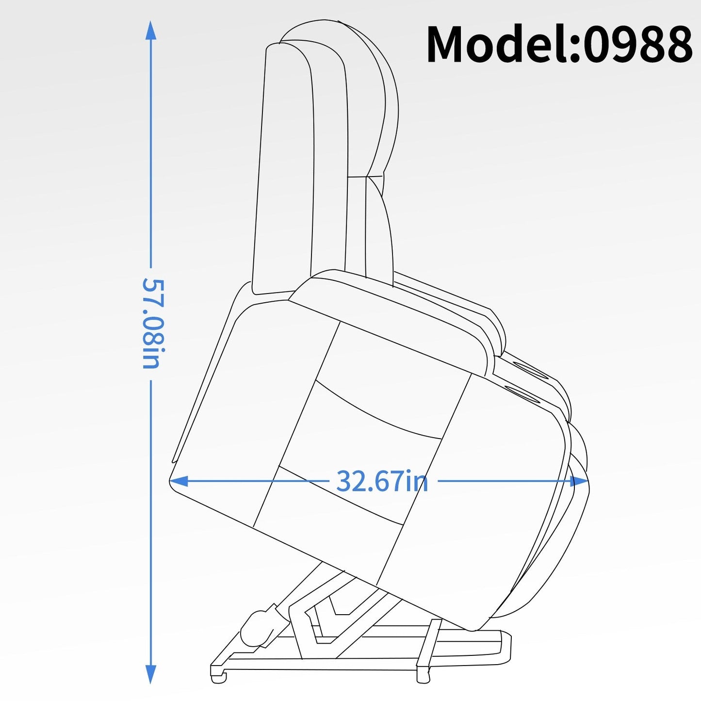 Power Lift Recliner Chair for Elderly