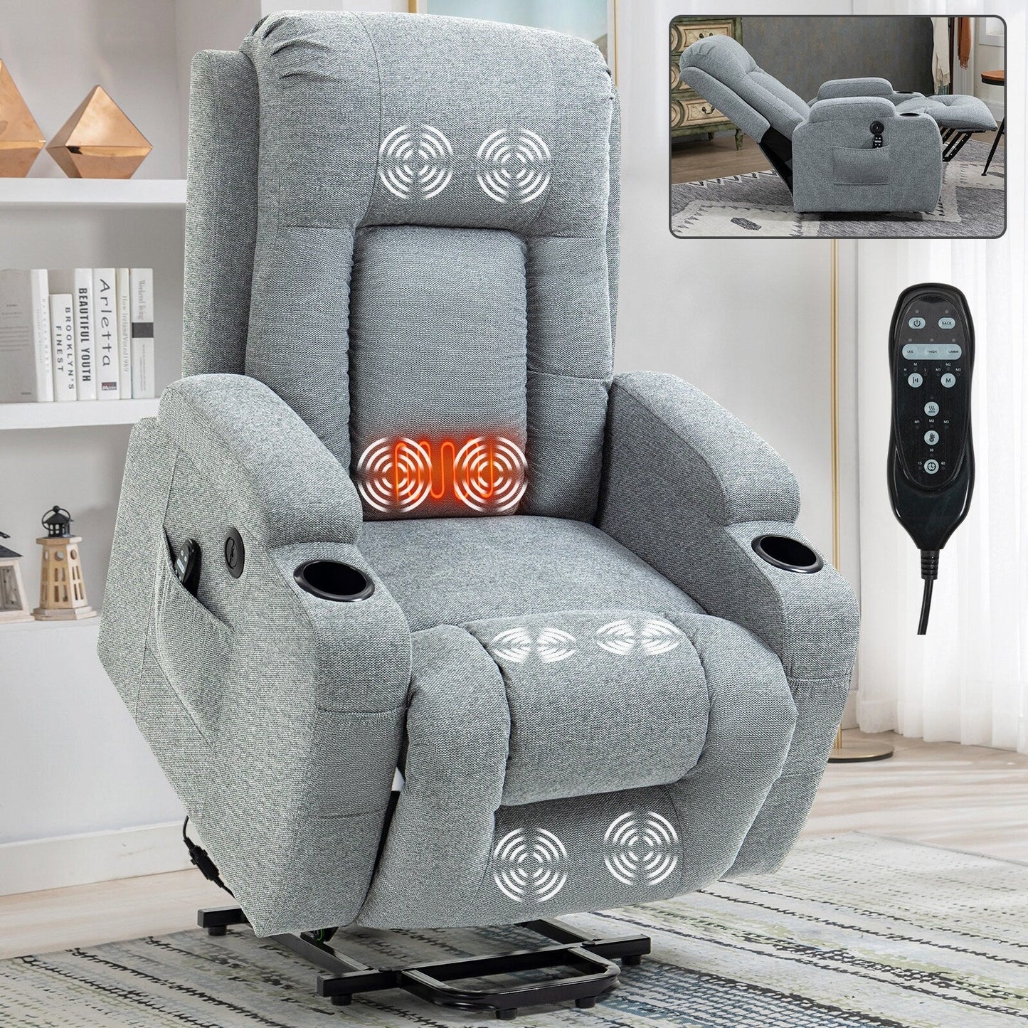 Power Lift Recliner Chair for Elderly