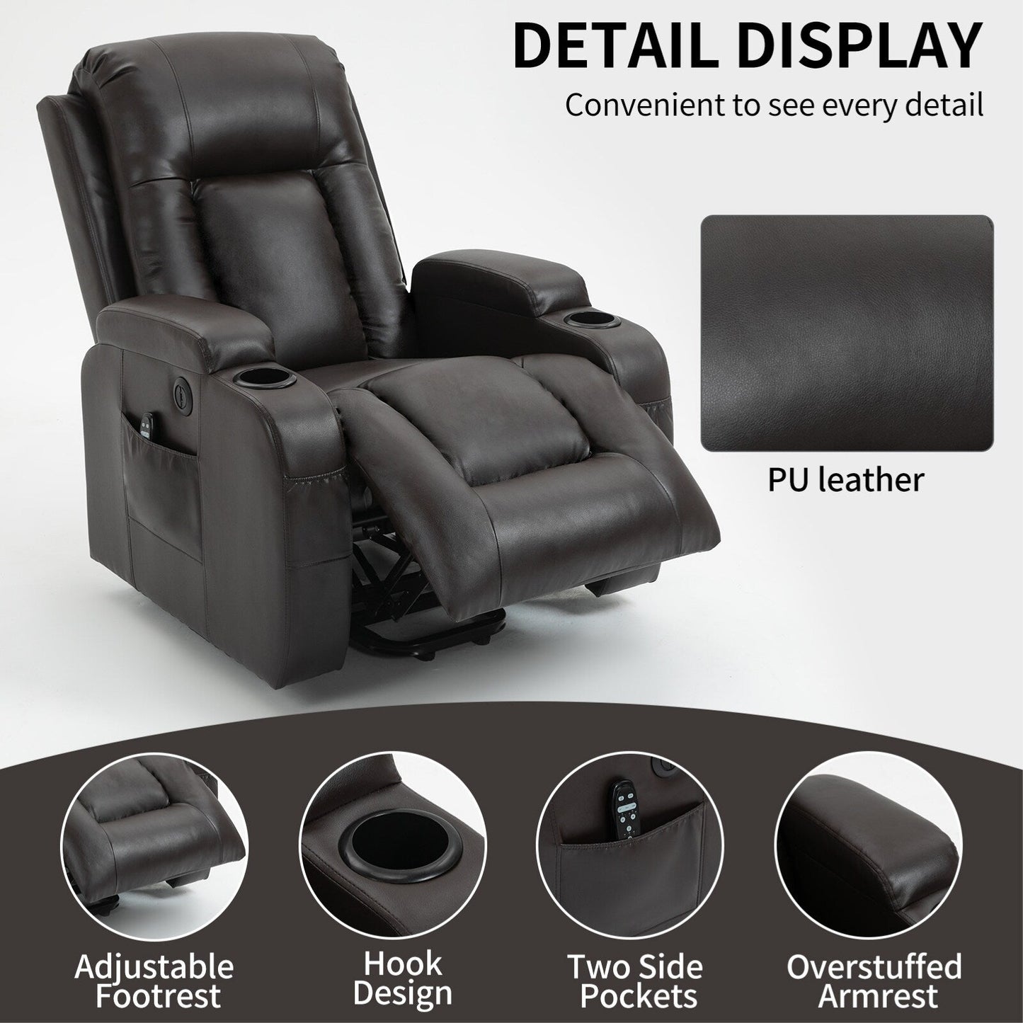 Power Lift Recliner Chair for Elderly