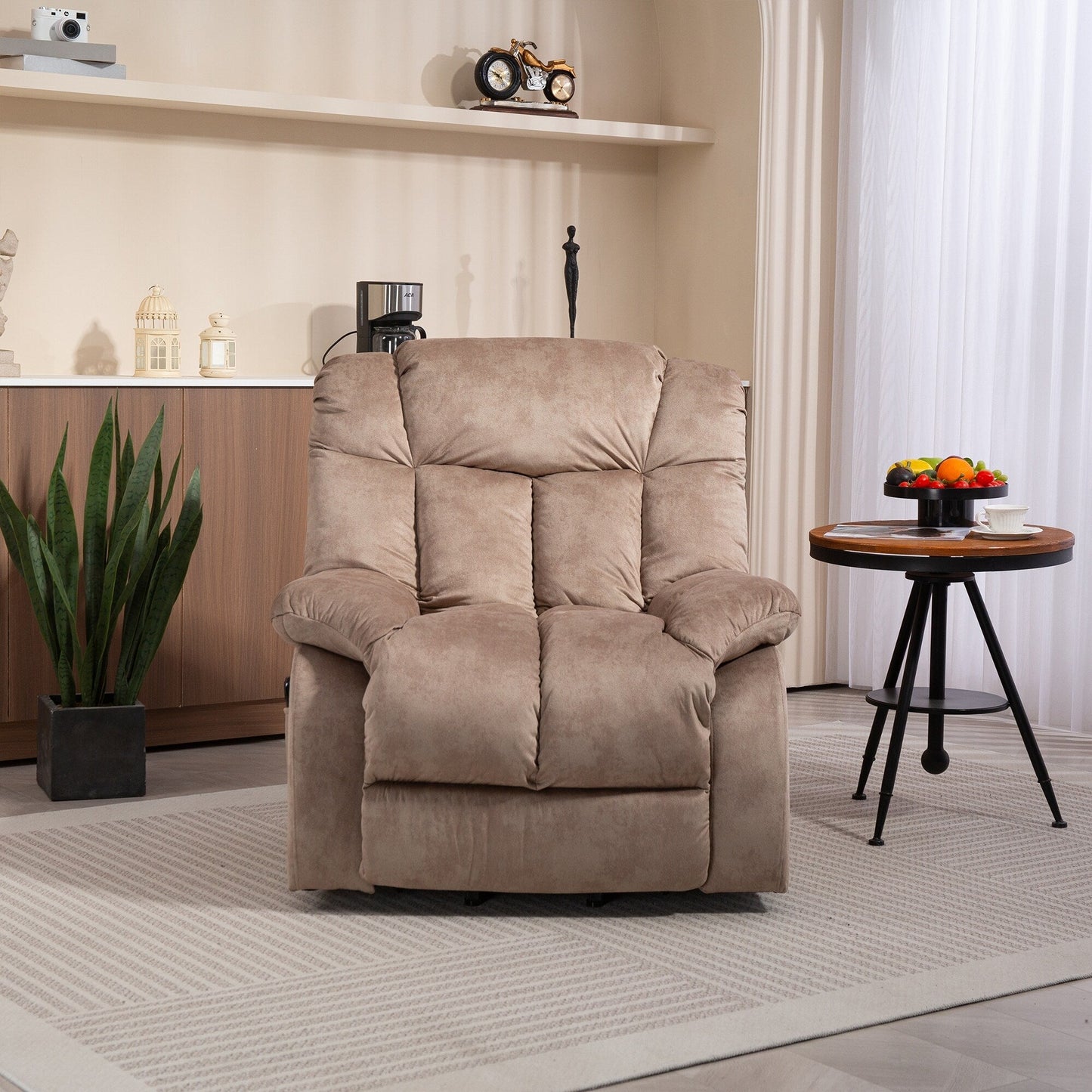 Power Lift Recliner Chair for Elderlyï¼Heavy Duty Recliner w/Safety Motion Mechanism and Comfortable Upholstery