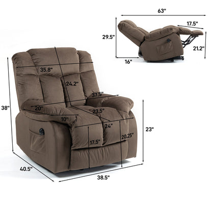 Power Lift Recliner Chair for Elderlyï¼Heavy Duty Recliner w/Safety Motion Mechanism and Comfortable Upholstery