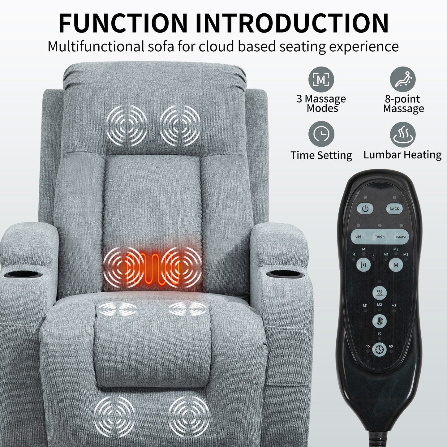 Power Lift Recliner Chair for Elderly
