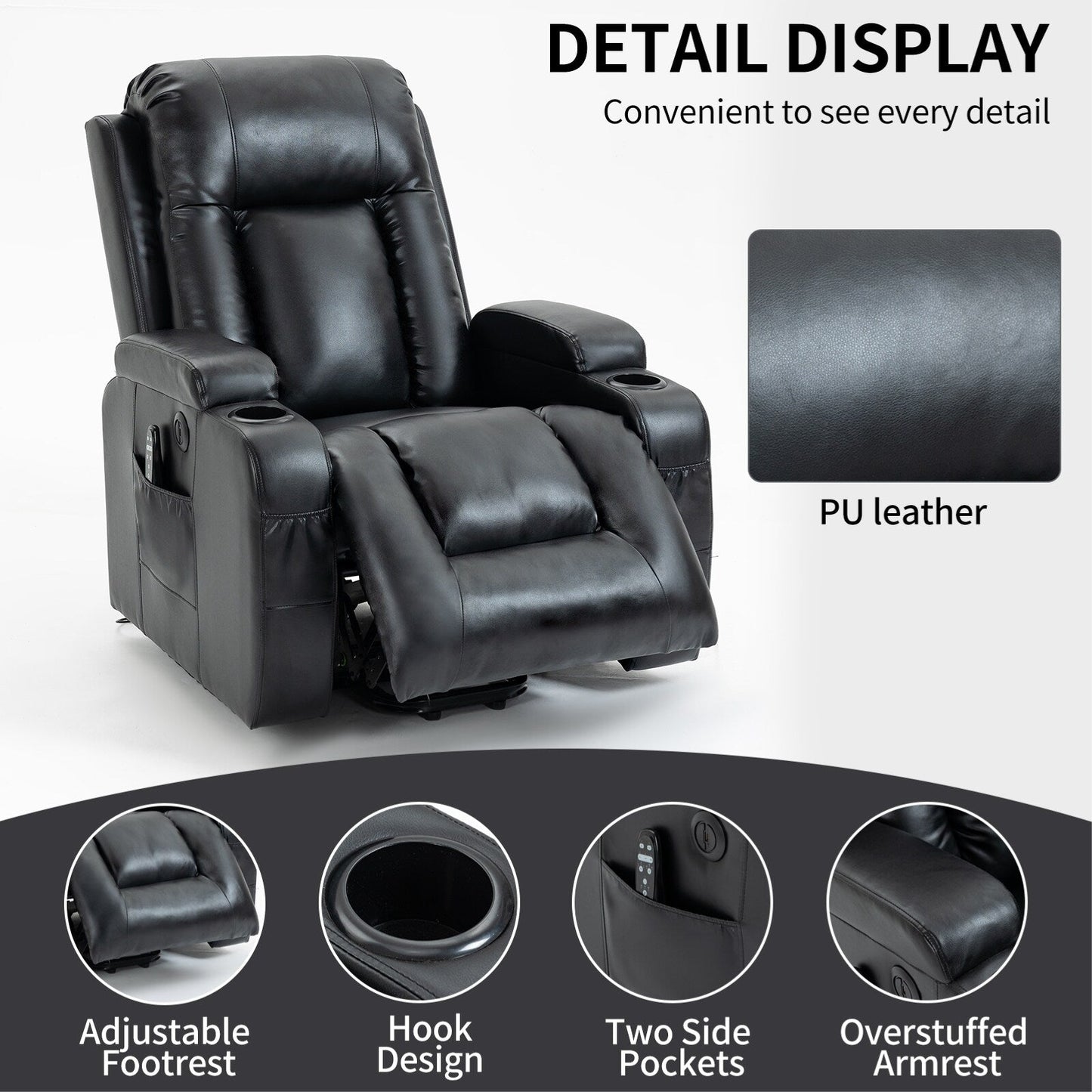 Power Lift Recliner Chair for Elderly