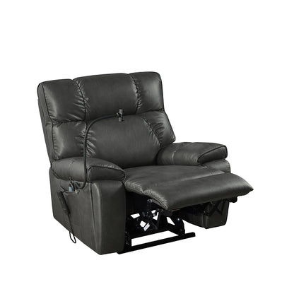 Power Lift Recliner Chair with Dual OKIN Motors, Infinite Position, Massage and Heat, Cup Holders