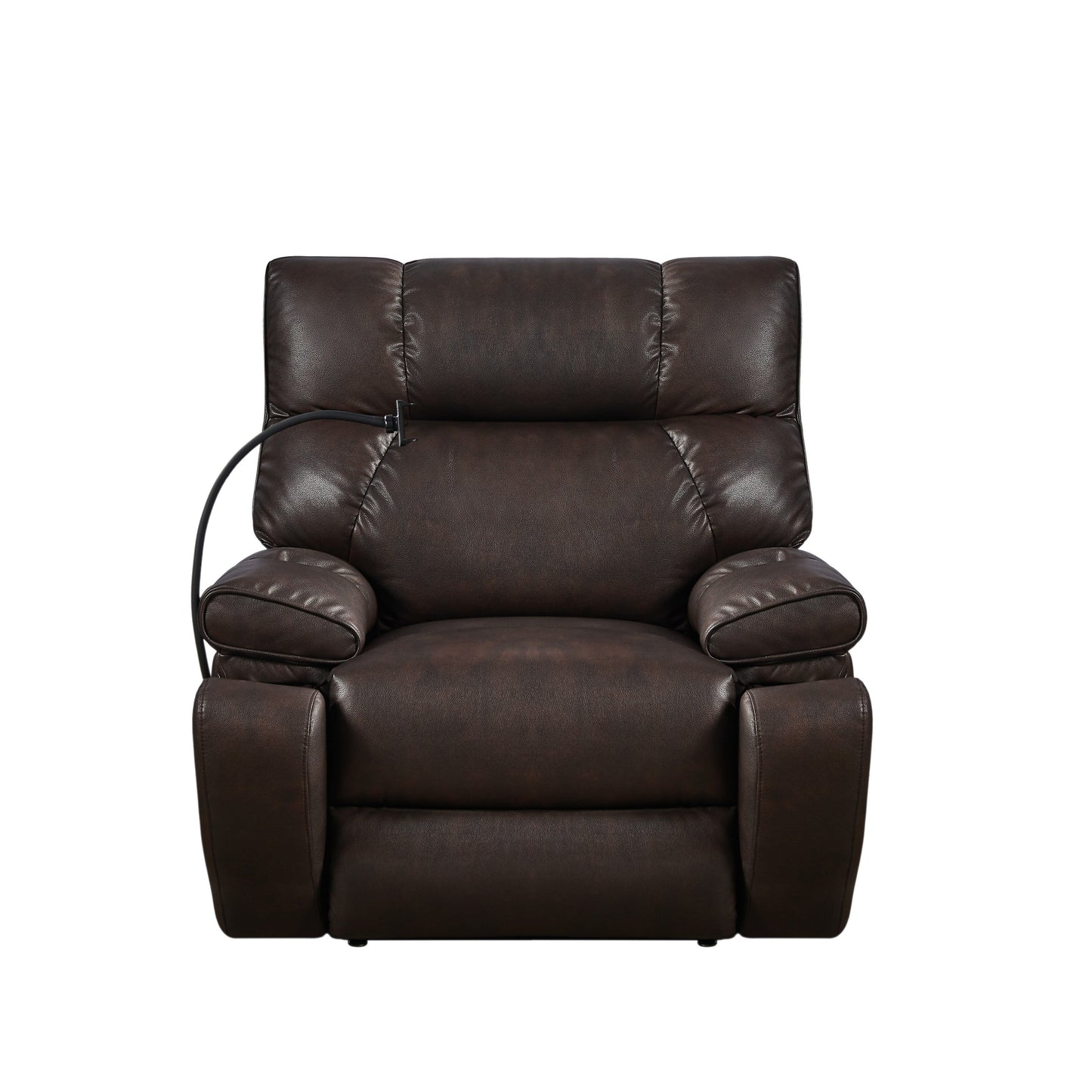 Power Lift Recliner Chair with Dual OKIN Motors, Infinite Position, Massage and Heat, Cup Holders
