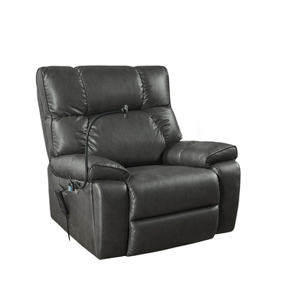 Power Lift Recliner Chair with Dual OKIN Motors, Infinite Position, Massage and Heat, Cup Holders