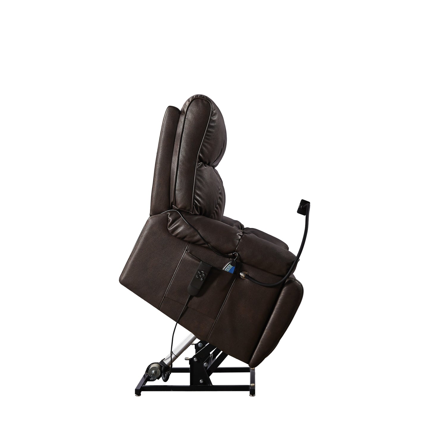 Power Lift Recliner Chair with Dual?OKIN Motors, Infinite Recline, Massage & Heat