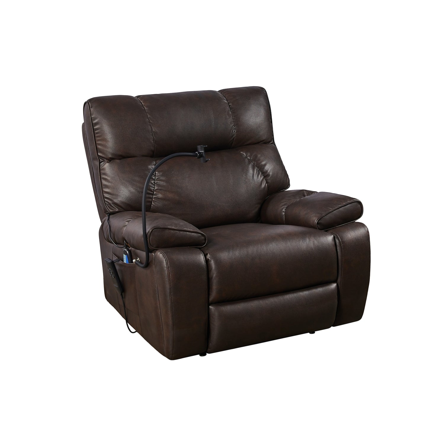 Power Lift Recliner Chair with Dual?OKIN Motors, Infinite Recline, Massage & Heat