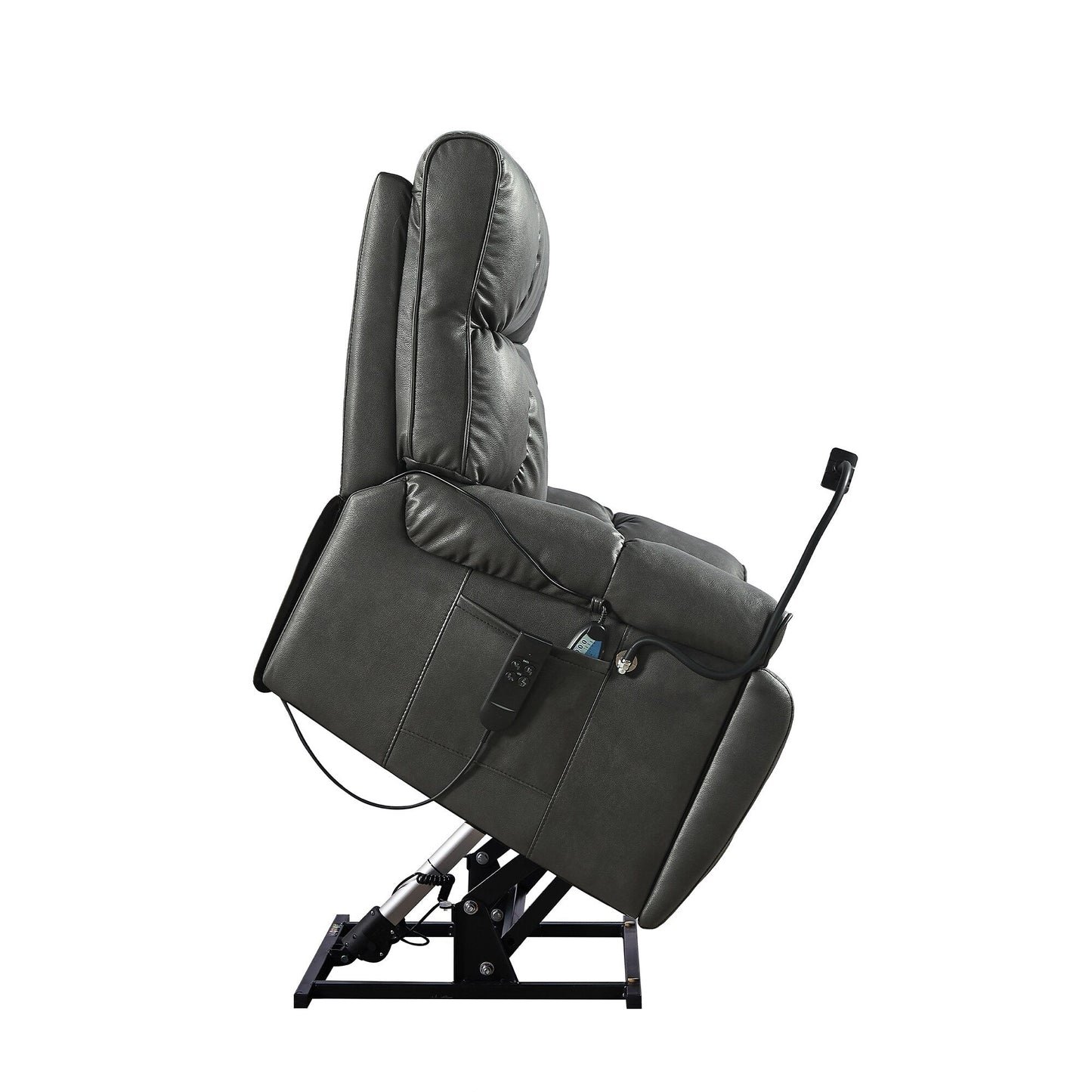 Power Lift Recliner Chair with Dual?OKIN Motors, Infinite Recline, Massage & Heat