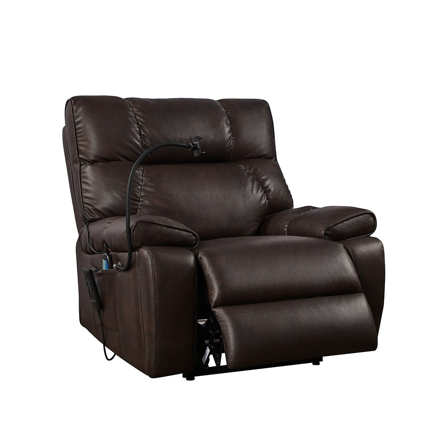 Power Lift Recliner Chair with Dual?OKIN Motors, Infinite Recline, Massage & Heat