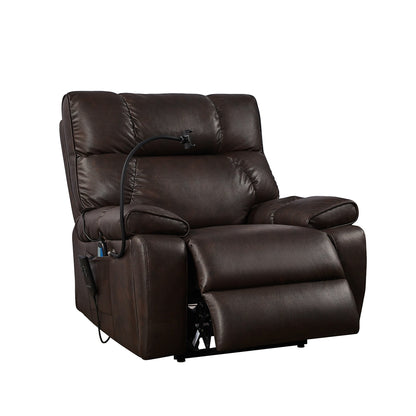 Power Lift Recliner Chair with Dual?OKIN Motors, Infinite Recline, Massage & Heat
