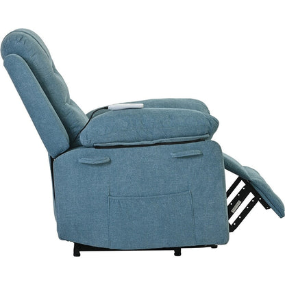Power Lift Recliner Chair with Heat Massage and Storage Pocket