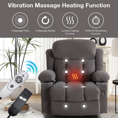 Power Lift Recliner Chair with Heat and Massage