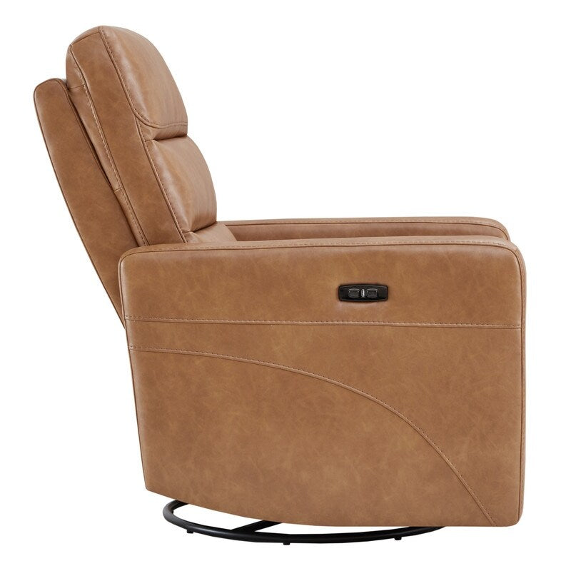 Jason Power Swivel Recliner with Headrest USB Charging Ports