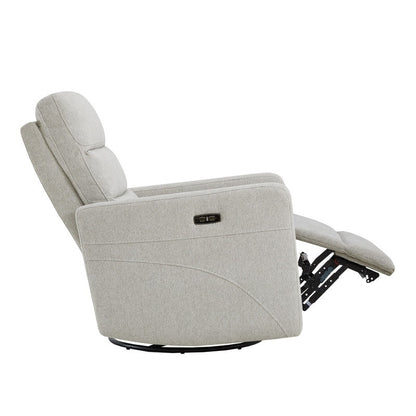 Jason Power Swivel Recliner with Headrest USB Charging Ports