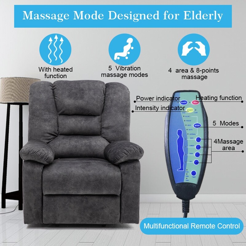Recliners Lift Chair Relax Sofa Chair Livingroom Furniture Living Room Power Electric Reclining for Elderly