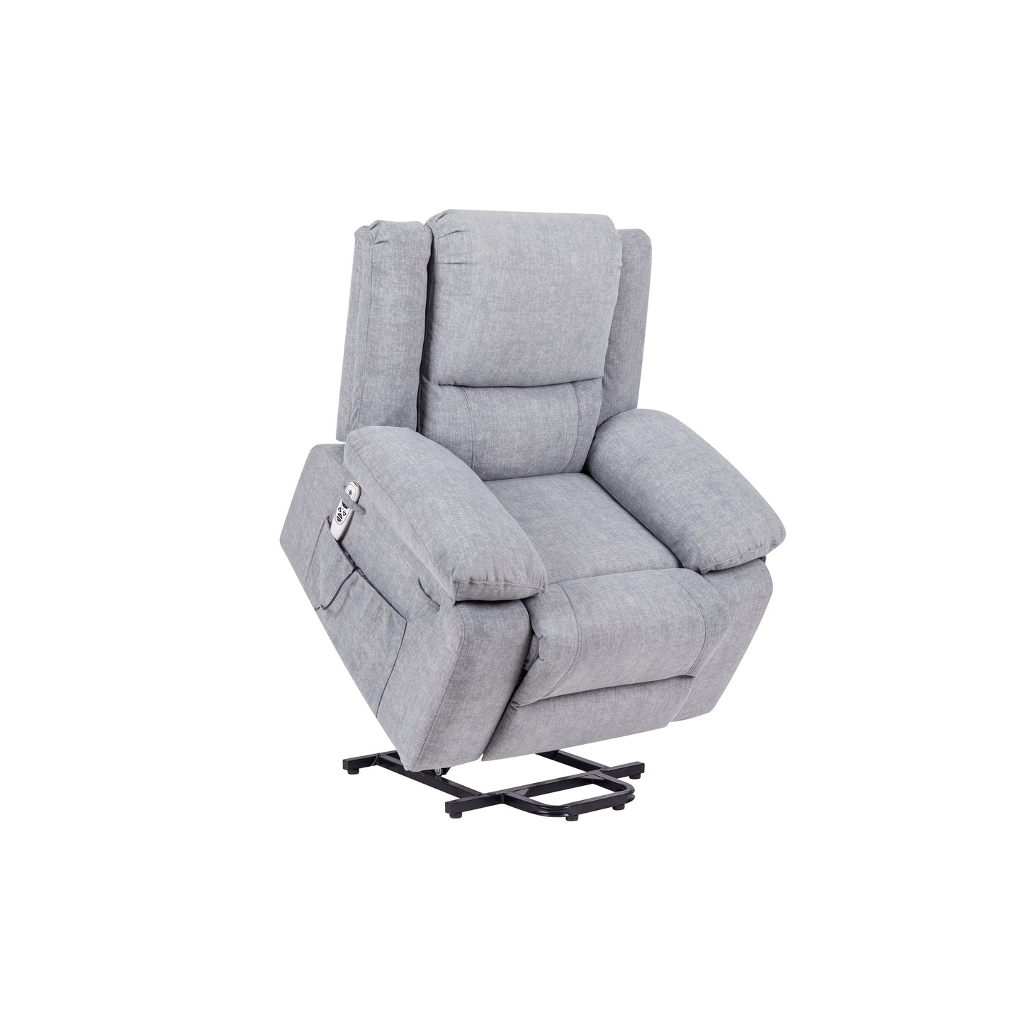 Reclining Lift Chair with Massage, Heating & Remote Control Pockets
