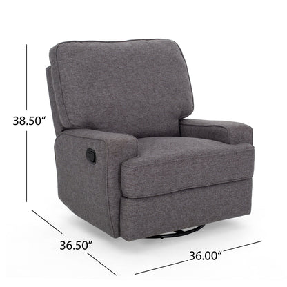 Roomfitters 36 Wide Manual Standard Recliner, Stylish Recliner for Living Room, Bedroom