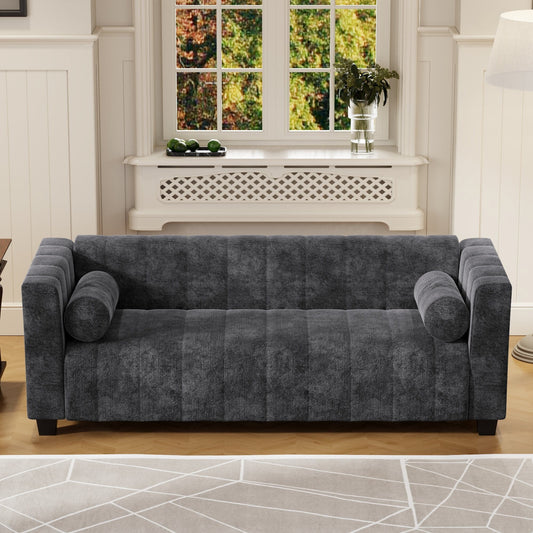 Roomfitters 78.7'' Upholstered Sofa for Living Room, Bedroom, Salon, Simplified Style