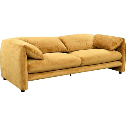 Roomfitters 87 3 Seater sofa with wide and comfortable armrest, High density sponge backrest & its plump cushions and soft