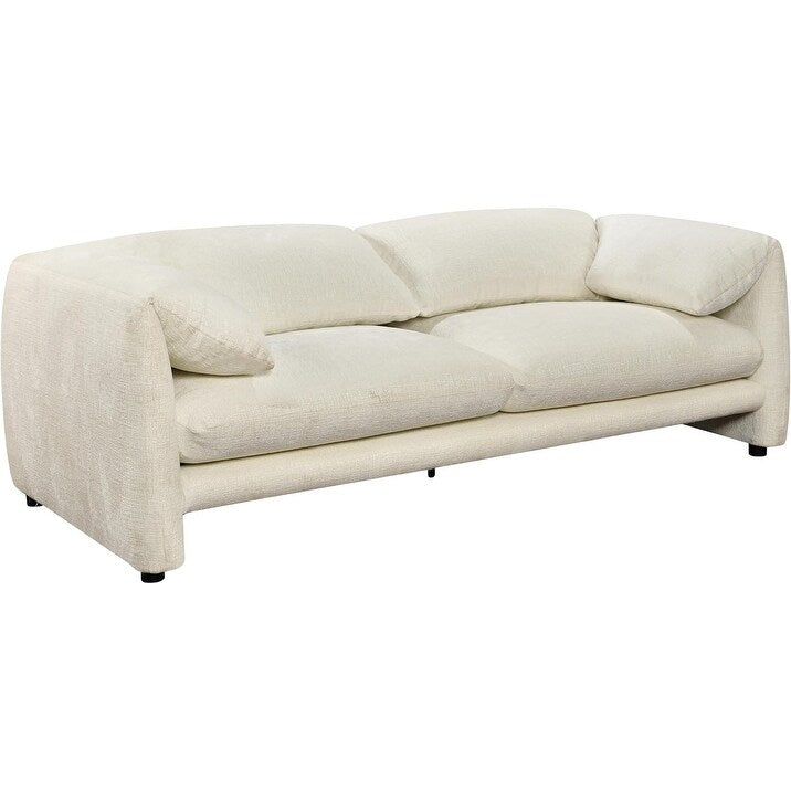 Roomfitters 87 3 Seater sofa with wide and comfortable armrest, High density sponge backrest & its plump cushions and soft