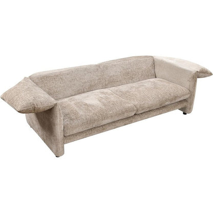 Roomfitters 87 3 Seater sofa with wide and comfortable armrest, High density sponge backrest & its plump cushions and soft