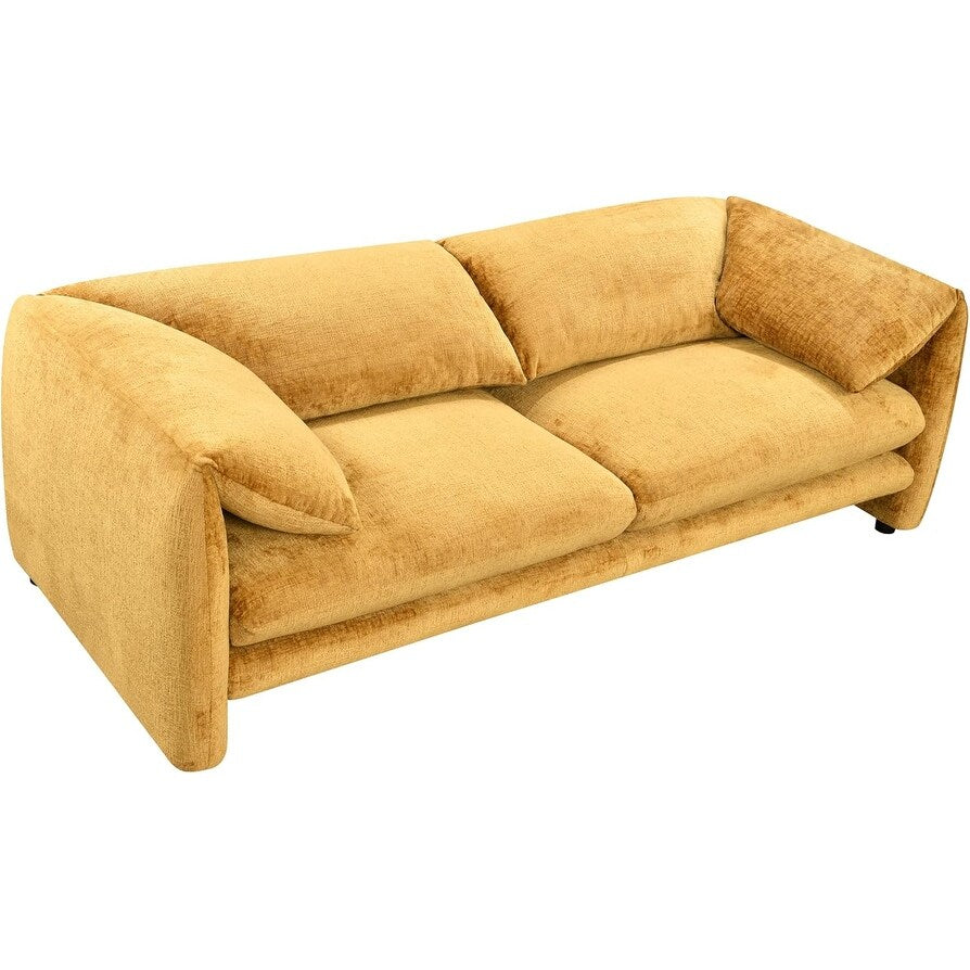 Roomfitters 87 3 Seater sofa with wide and comfortable armrest, High density sponge backrest & its plump cushions and soft