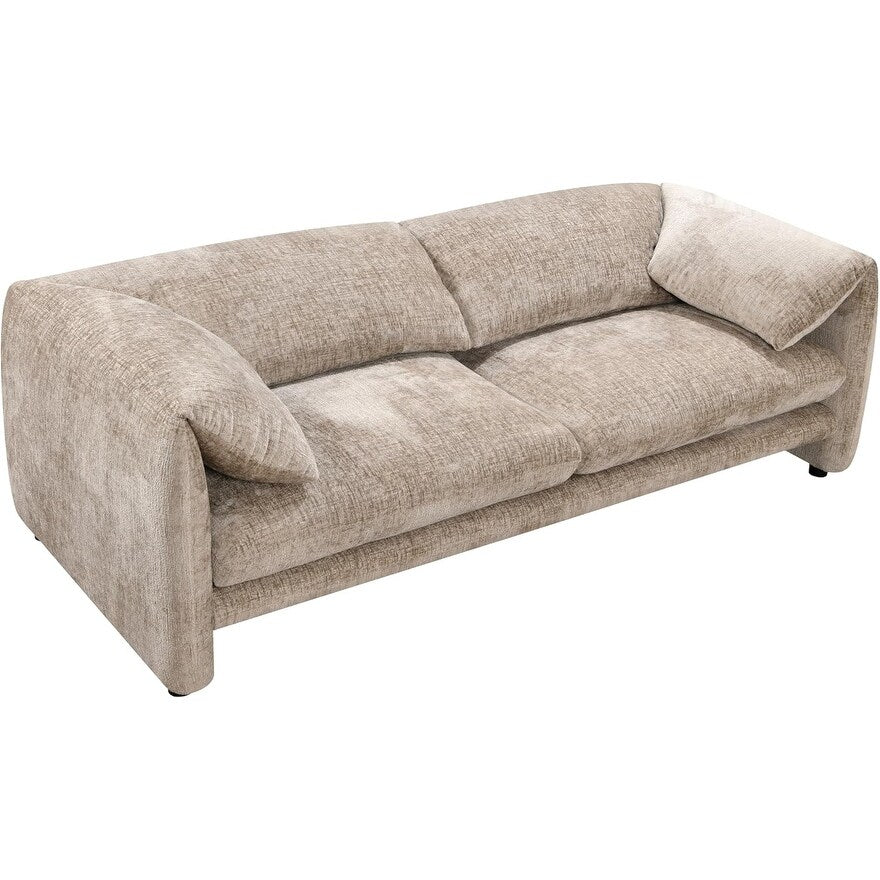 Roomfitters 87 3 Seater sofa with wide and comfortable armrest, High density sponge backrest & its plump cushions and soft
