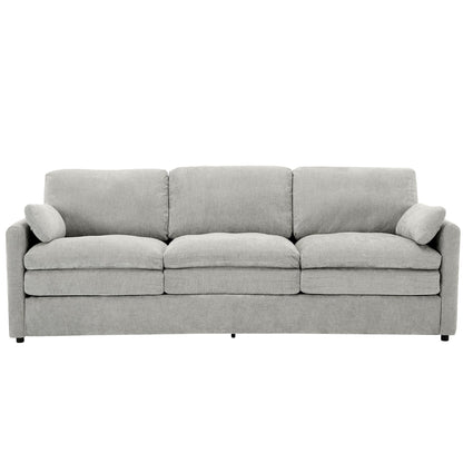 Roomfitters 89 Oversized Upholstered 3-Seater Cloud Sofa with Dual Plush Cushions