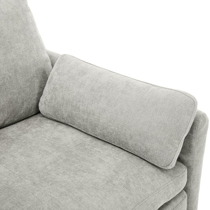Roomfitters 89 Oversized Upholstered 3-Seater Cloud Sofa with Dual Plush Cushions