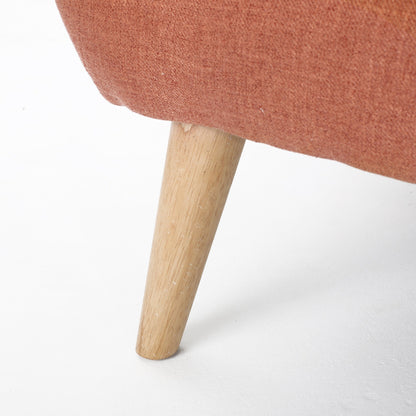 Roomfitters Charming Compact Loveseat with Button Tufted Back and Waffle Stitching for Small Spaces, Upholstered in Soft Fabric