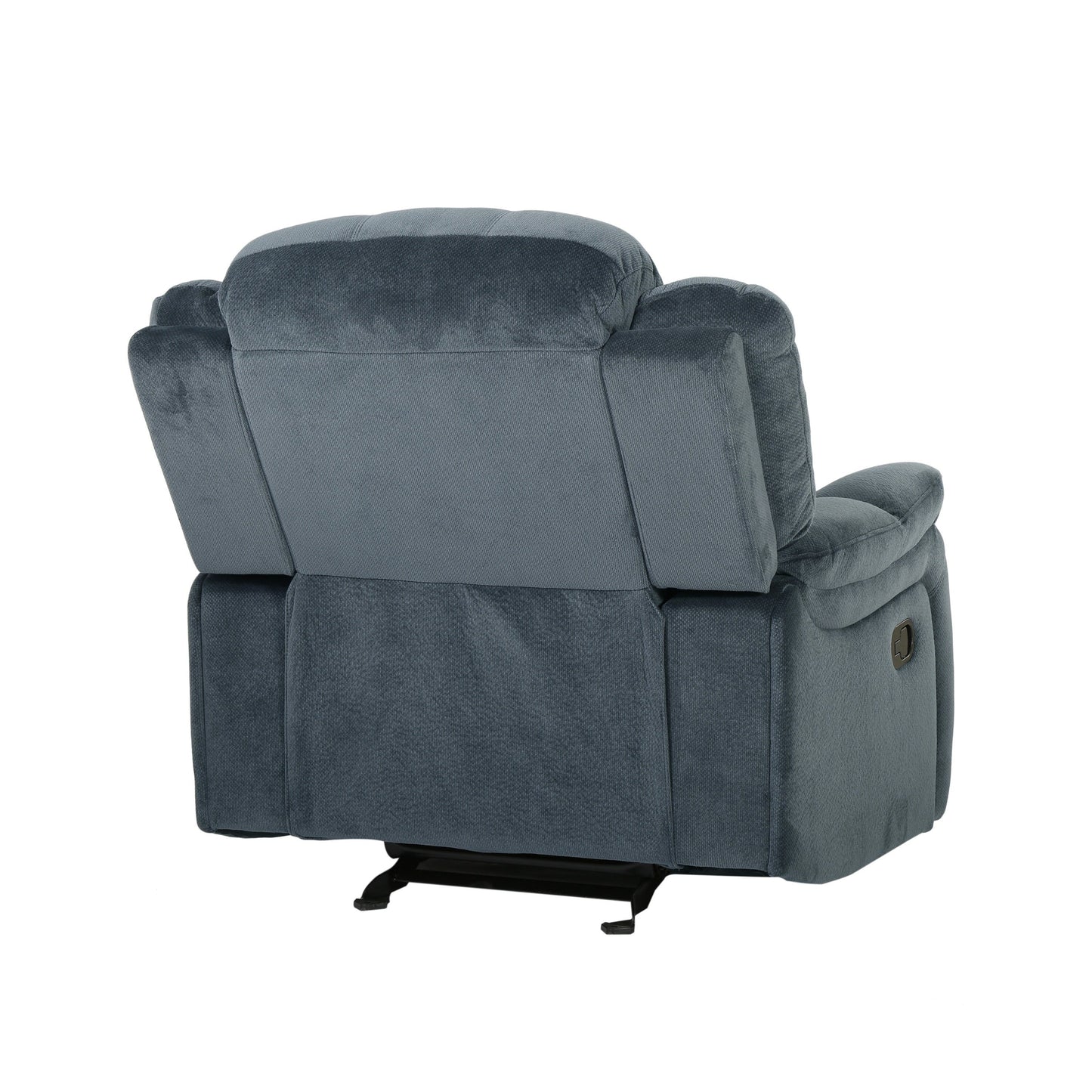Roomfitters Classic Design, Brown Plush Fabric, Glider Recliner