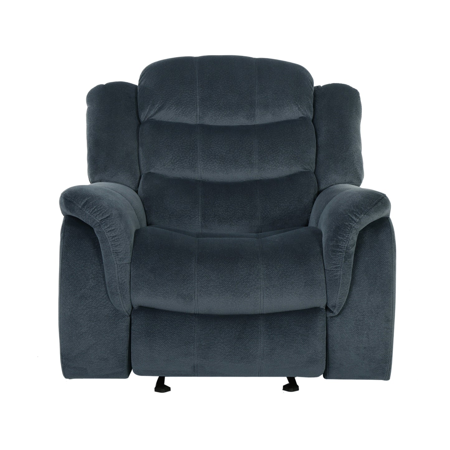 Roomfitters Classic Design, Brown Plush Fabric, Glider Recliner