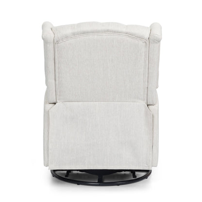 Roomfitters Classic Design, Manual Recliner Chair with 360-Degree Swivel, Relaxing Lounge Chair for Living Room