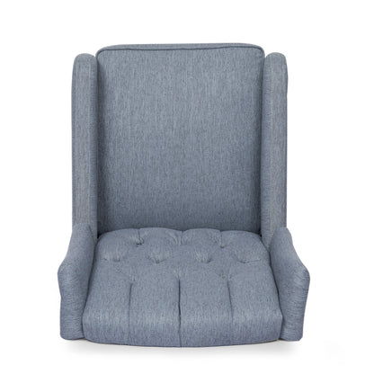 Roomfitters Classic Design, Manual Recliner Chair with 360-Degree Swivel, Relaxing Lounge Chair for Living Room