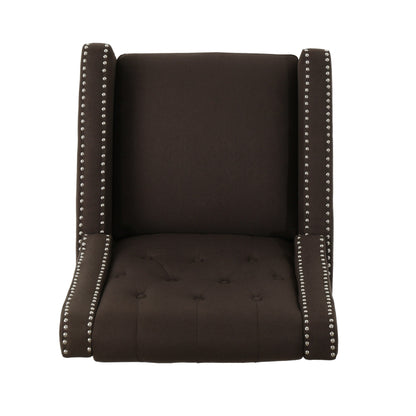 Roomfitters Classic Fabric Push Back Chair, Elegant Recliner for Living Room, Bedroom