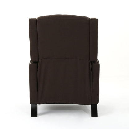 Roomfitters Classic Fabric Push Back Chair, Elegant Recliner for Living Room, Bedroom